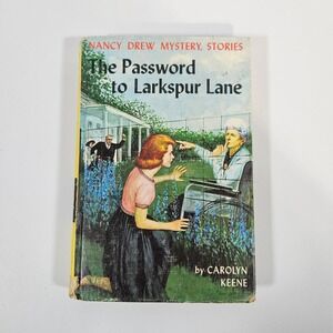 Nancy Drew Password to Larkspur Lane Book 10‎ Original Text Picture Cover 1960s